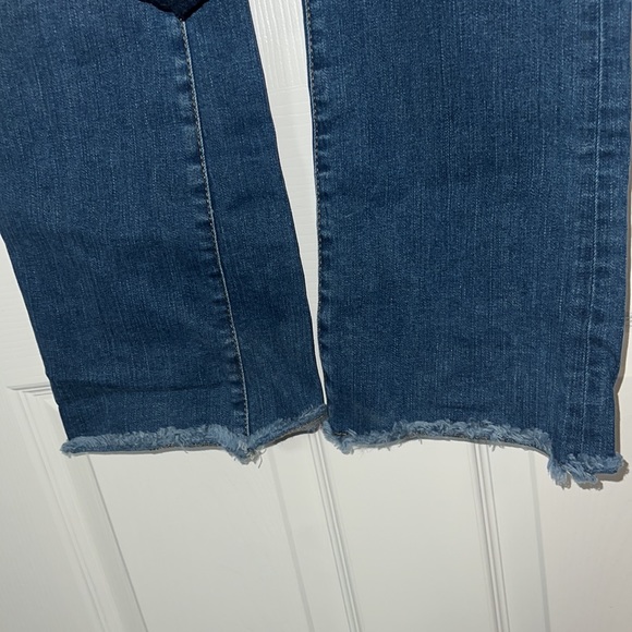 Free People Denim Jeans Women’s Size 28 Bootcut Blue Jeans with Frayed Hems - Picture 5 of 12